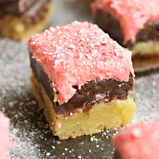 Fudge-Filled Sugar Cookie Bars