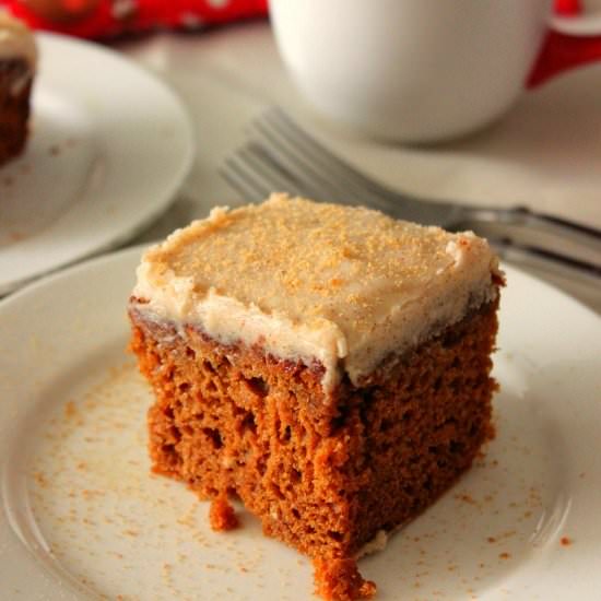 Gingerbread Snack Cake