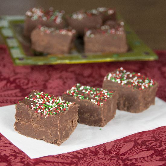 Creamy Chocolate Holiday Fudge