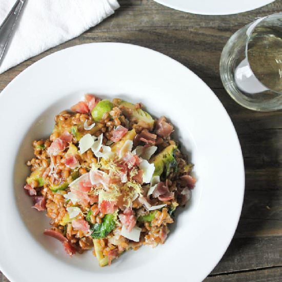 Farro Risotto w/Prosciutto