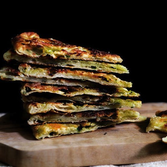 Multi-Layered Scallion Pancakes