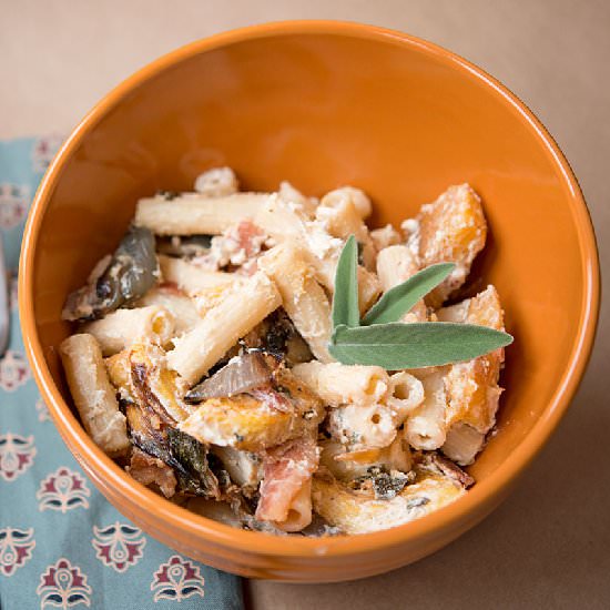 Gluten Free Pasta with Pumpkin