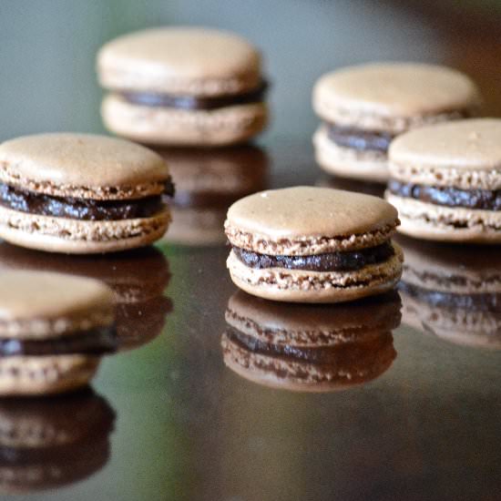 French Chocolate Macarons