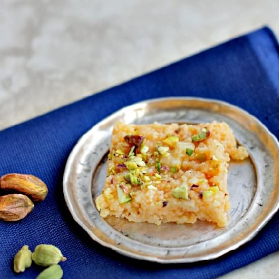 Microwave Kalakand