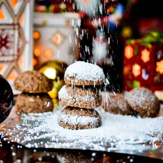 Chocolate Almond Kisses.