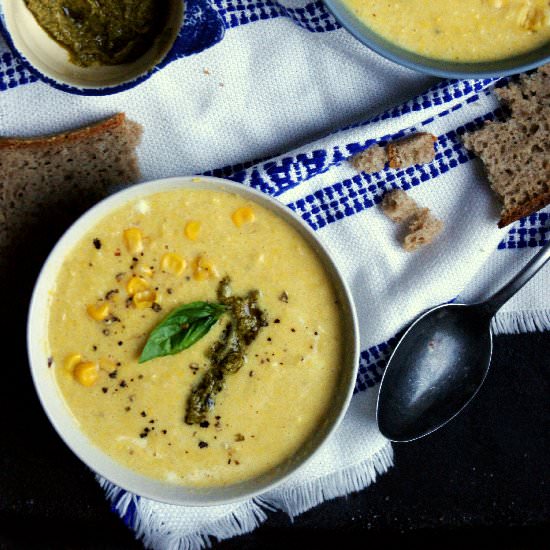 Corn cream soup