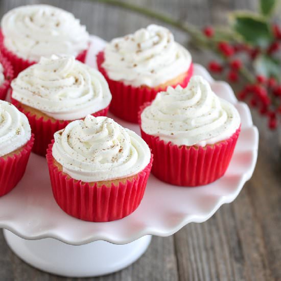 Eggnog Cupcakes