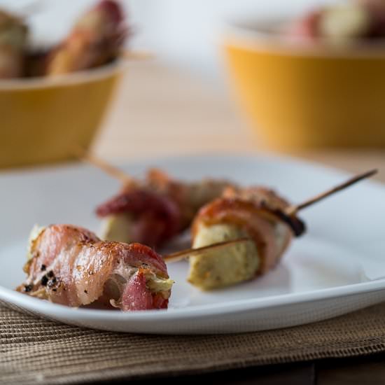 Low Carb: Broiled Bacon Wrapped Art