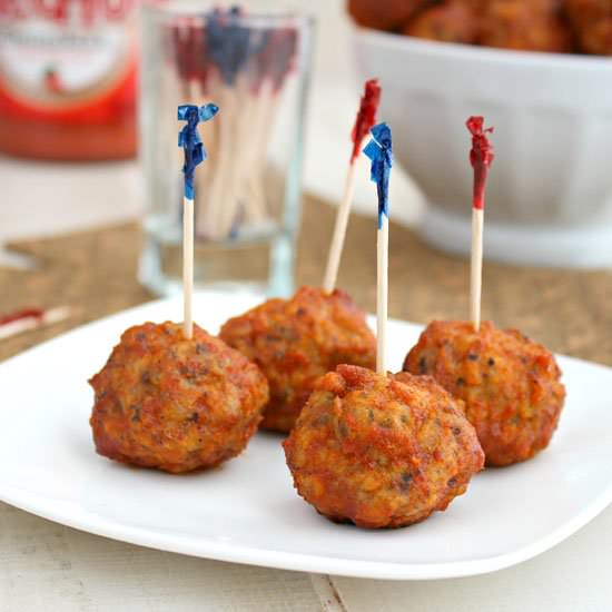 Buffalo Chicken Meatballs