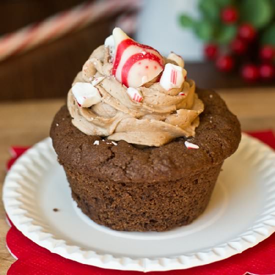 Peppermint Mocha Cookie Cups