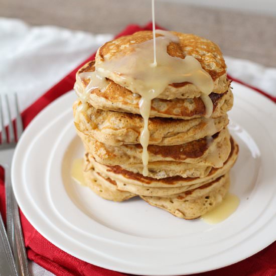 Eggnog Pancakes