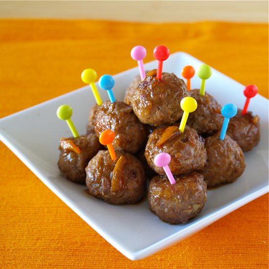 Marmalade Meatballs