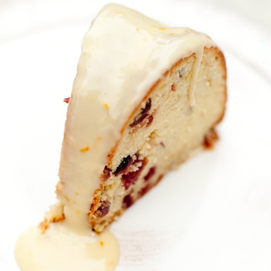 Orange Cranberry Pound Cake