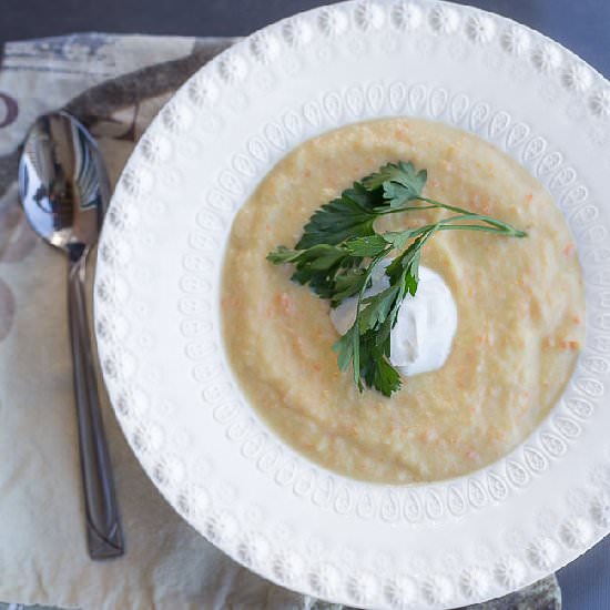 Potato, Carrot and Leek Soup