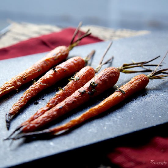 Honey-Thyme Roasted Carrots