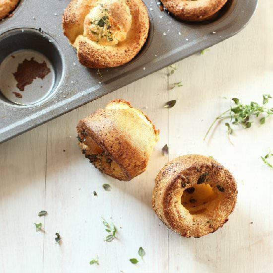 Thyme and Sea Salt Popovers