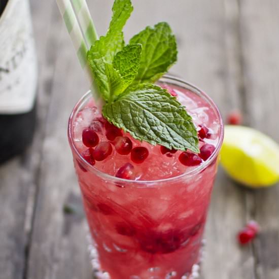 Pomegranate Gin Smash