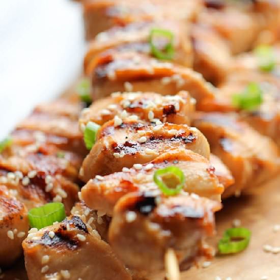 Chicken Teriyaki Kabobs