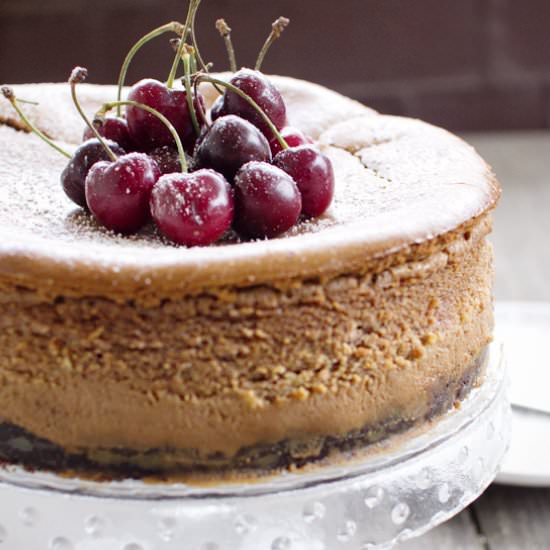 Chocolate Cherry Cheesecake