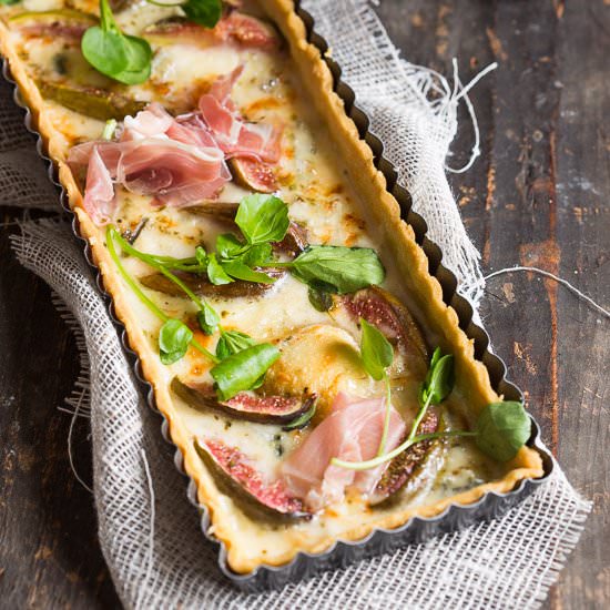 Fig Tart with Gorgonzola
