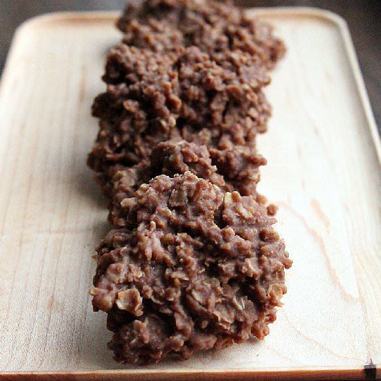 Chocolate Oatmeal No Bake Cookies