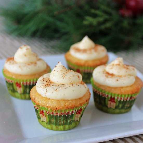 Eggnog Cupcakes