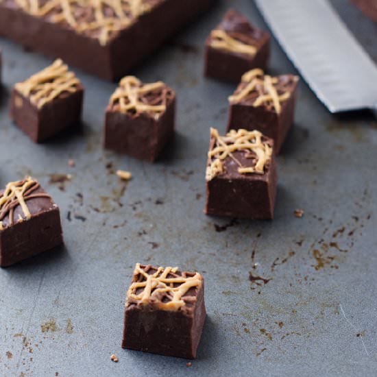 Chocolate Peanut Butter Fudge