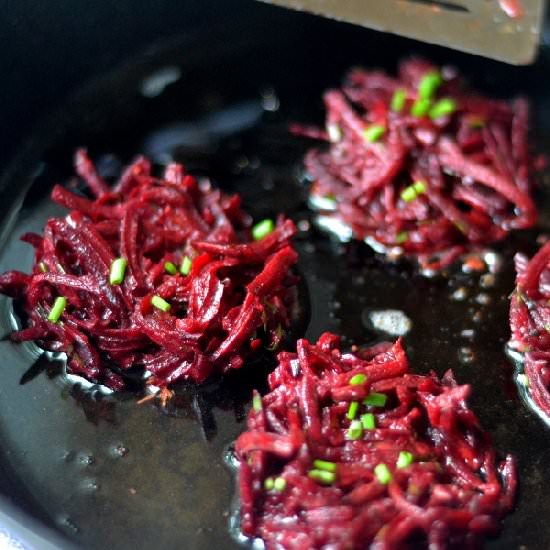 Beet Latkes