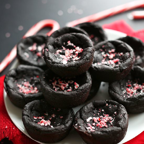 Vegan GF Peppermint Brownies