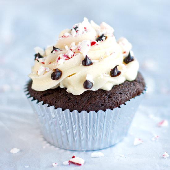 Peppermint Chocolate Cupcakes