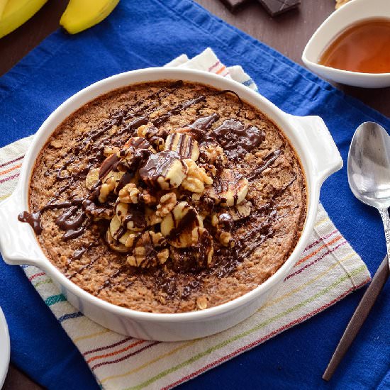 Chunky Monkey Baked Oatmeal