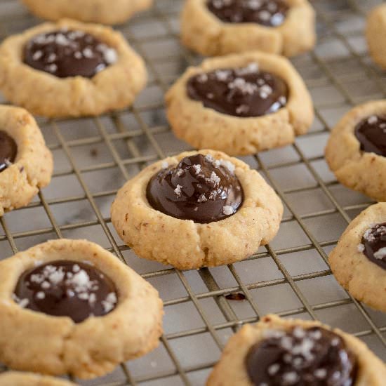 Chocolate Almond Thumbprints