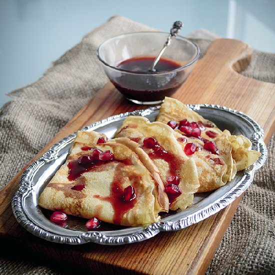 Spicy Pomegranate-Tangerine Syrup