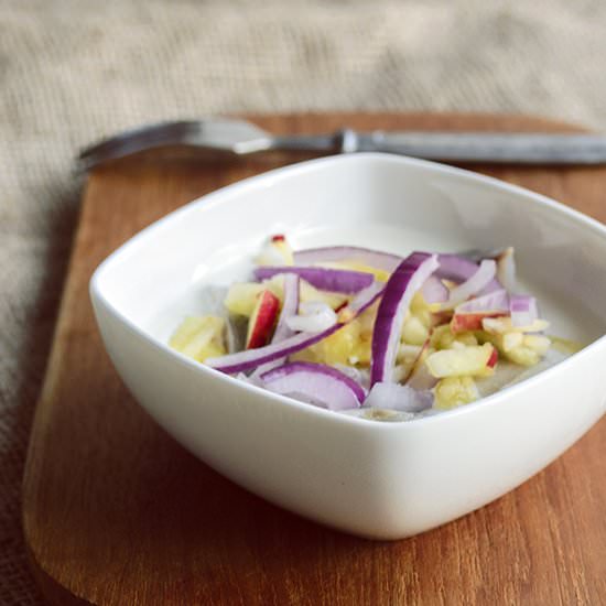 Herring with Sour Cream and Onion