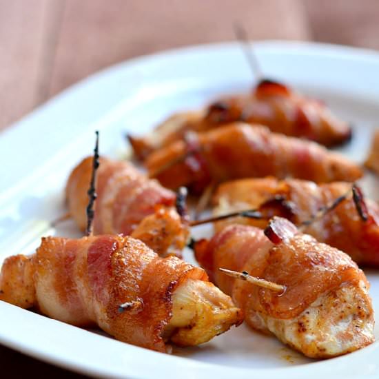 Sweet Chili Bacon Wrapped Chicken