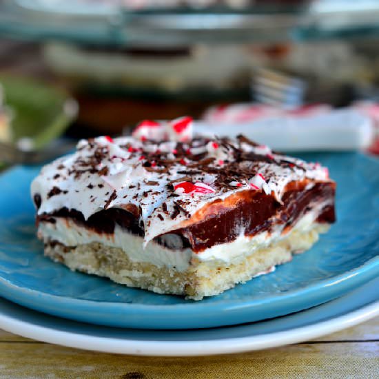 Chocolate Peppermint Layer Dessert