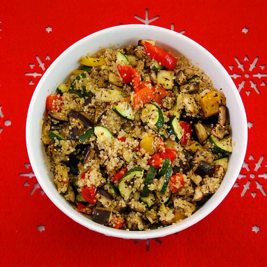Quinoa with Roasted Vegetables