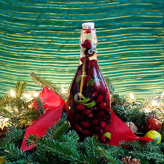 Cranberry-Lime Infused Vodka