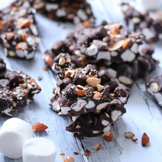 Dark Chocolate Marshmallow Bark