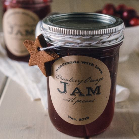 Cranberry Orange Jam with Pecans