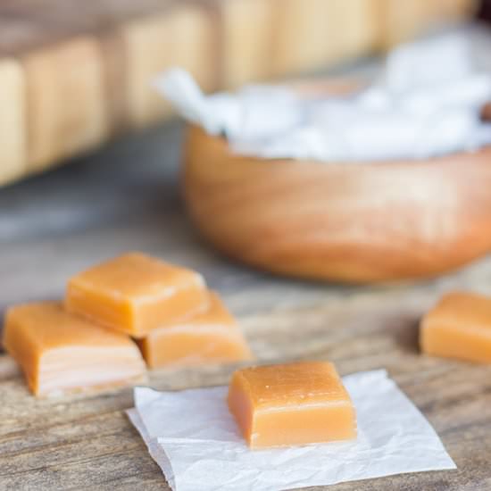 Homemade Soft Caramels