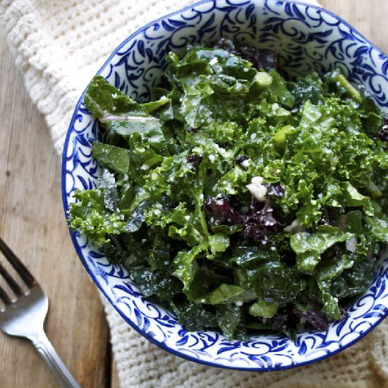 Easiest Winter Kale Salad