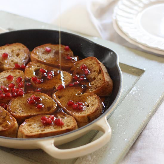 Overnight Skillet French Toast
