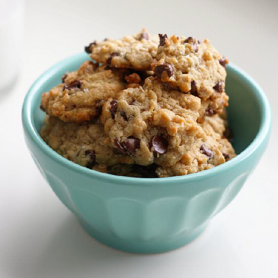 Chocolate Coconut Oatmeal Cookies