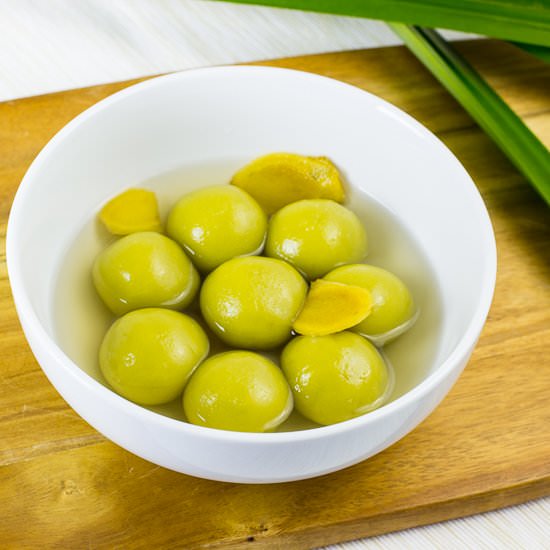 Pandan Dumplings (Tangyuan)