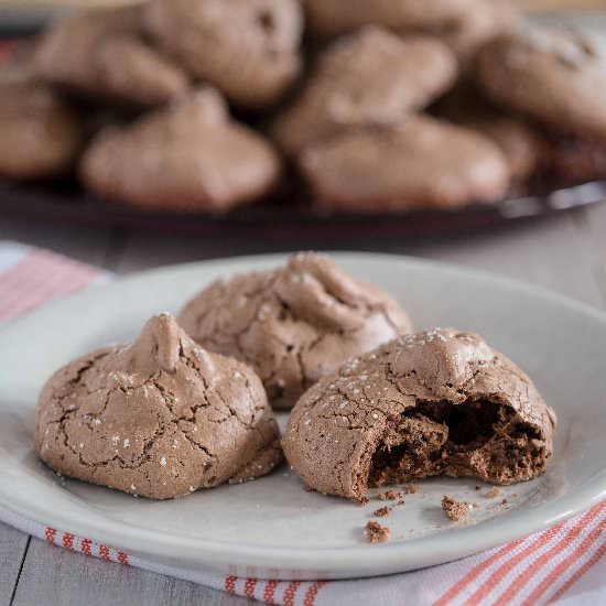 Chocolate Almond Meringues