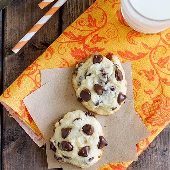 Orange-Chocolate Chip Cookies