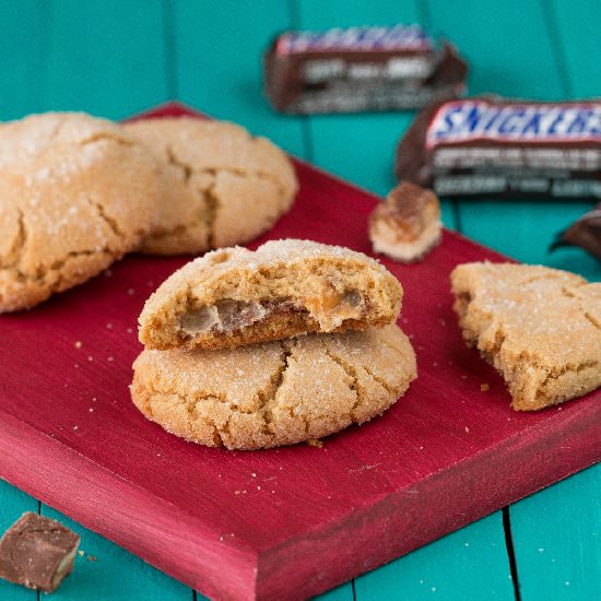 Snicker Bar Cookies