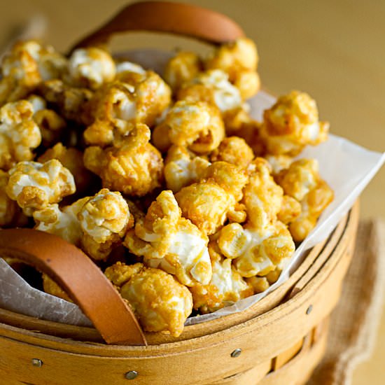 Salted Whiskey Caramel Corn