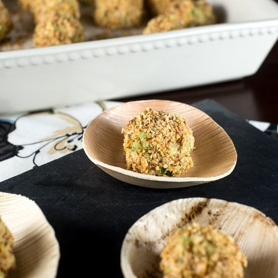 Smoked Almond Chicken Salad Bites